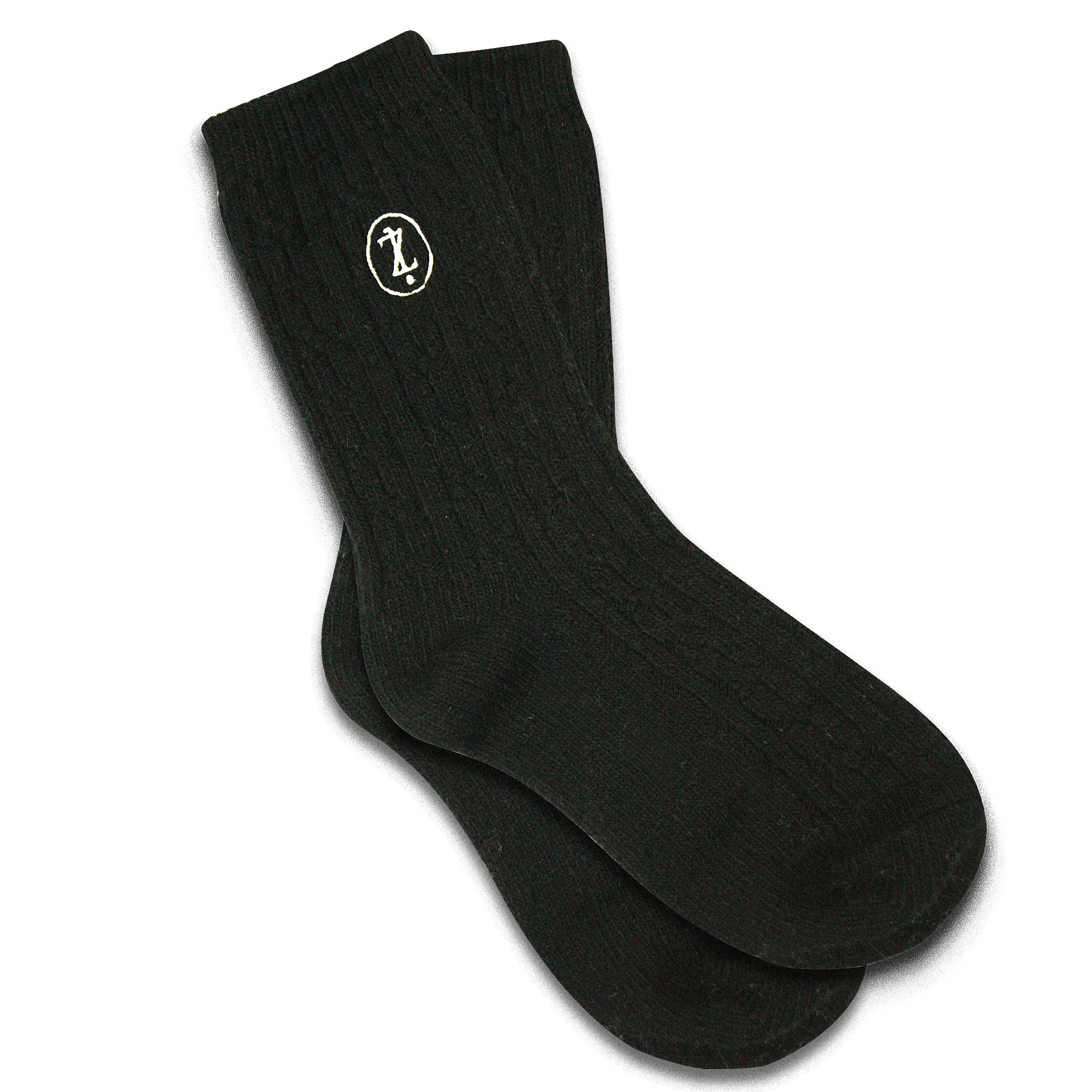 Lucirzu Wool twisted socks black