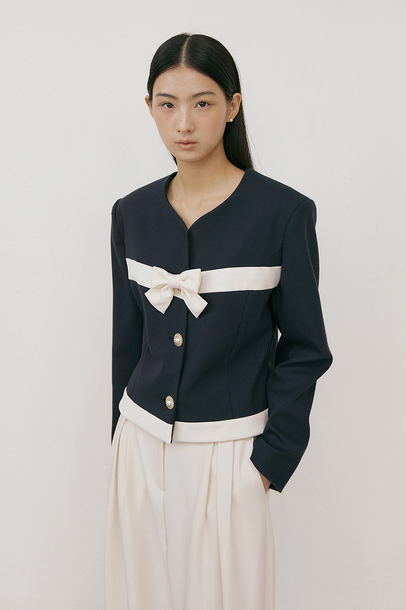 Ribbon Sailor Jacket (navy)